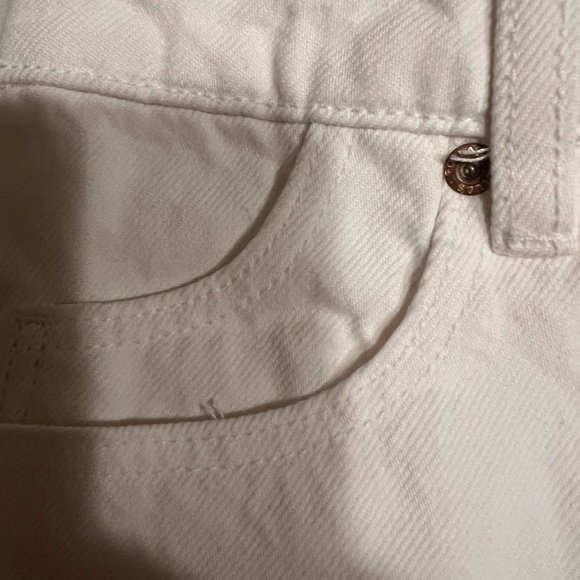 ROLLA’S CLASSIC STRAIGHT WHITE High Rise Regular Fit Jeans 23 NEW with Defect!! - Picture 4 of 12